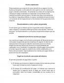 Administración de las cuentas por pagar.