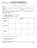 Asumiendo la responsabilidad: Acta de compromiso en el aula