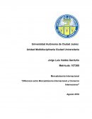 Diferencia entre mercadotecnia internacional y comercio internacional