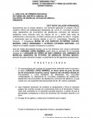 OTORGAMIENTO Y FIRMA DE ESCRITURA.