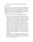 TEORIA DE LAS JERARQUIAS DE LAS NECESIDADES DE MASLOW