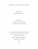 EL HOMBRE Y LA SEGURIDAD Y SALUD EN EL TRABAJO