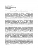 LAREPUGNANCIA Y LA VERGÜENZA, EMOCIONES QUE NO DEDEN HACER PARTE DEL DERECHO EN UNA SOCIEDAD LIBERAL