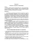 Práctica No.1 Introducción al laboratorio de Microbiología