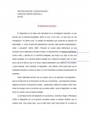 El diagnóstico educativo.