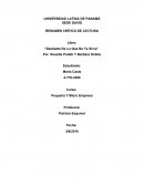 RESUMEN CRÍTICO DE LECTURA