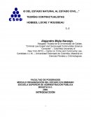 TEORÍAS CONTRACTUALISTAS. HOBBES, LOCKE Y ROUSSEAU