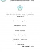 Ejemplo de informe psicológico