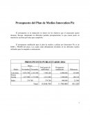 Tema- Presupuesto del plan de medios.