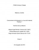 Conocimiento del laboratorio y el uso del material Practica 1