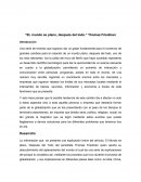 EL mundo es plano, después del todo, Thomas Friedman