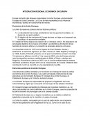 Integración Regional Económica en Europa