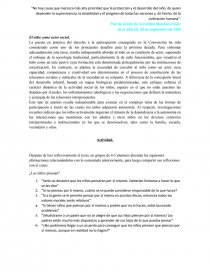 El niño como actor social. Página 1