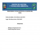 Practica de monitoreo de agua