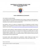 CARTA COMPROMISO DEL ESTUDIANTE