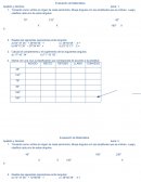 Evaluación de matemática Angulos