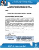 Actividad aprendizaje uno Sistema de gestion de calidad Mod 1.