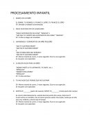 PROCESAMIENTO INFANTIL