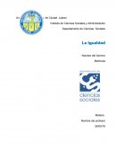 La Igualdad.