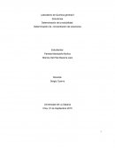 Determinación de concentración de soluciones