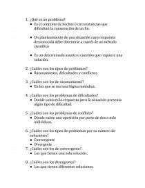 ¿Qué es un problema?¿Cuáles son los tipos de problemas?. Página 1