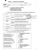 PRUEBA COEF. 1 “LENGUAJE Y COMUNICACIÓN”