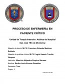 PROCESO DE ENFERMERÍA EN PACIENTE CRÍTICO