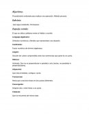 Procedimiento ordenado para realizar una operación. Método proceso.