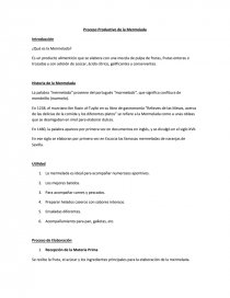 Proceso Elaboración Mermelada.. Página 1