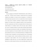 Enfoque y visibilidad del programa ingeniería geológica de la fundación Uuniversitaria del área andina.