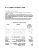 Escribiendo correctamente.Reglas ortográficas
