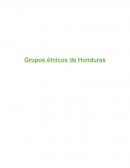 Grupos etnicos de Honduras.