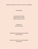 TRABAJO DE SEGURIDAD Y SALUD EN EL TRABAJO Y LA ERGONOMIA.