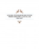 ANÁLISIS: INTEGRADO DE DOS TEXTOS “PRODUCIDOS POR LA ESCUELA DE CHICAGO”