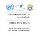 Breve manual de estilo para discursos e interpelaciones