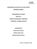 INGENIERÍA QUÍMICA TRANSFERENCIA DE MASA.