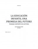 LA EDUCACIÓN INFANTIL UNA PROMESA DEL FUTURO