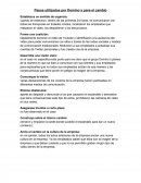 Pasos utilizados por Domino´s para el cambio.