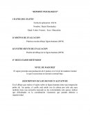 Reporte psicologico. Prueba del dibujo de la figura humana (DFH)