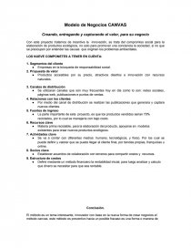 Modelo de Negocios CANVAS.. Página 1