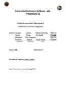 Actividad integradora Reflexiones sobre el aprendizaje en matemáticas II