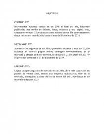 OBJETIVOS Y ESTRATEGIAS BAÑOS. Página 1