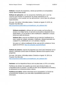 Software: Conjunto de programas y rutinas que permiten a la computadora realizar determinadas tareas.. Página 1