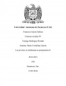 Los jovenes con marihuana.