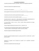 Ejercicios de matemática para 2do Bachillerato