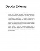 La deuda externa argentina.
