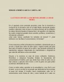 LA EVOLUCION DE LA ESCRITURA DESDE LA EDAD MEDIA.