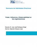 Poder, Influencia y Gobernabilidad en las organizaciones