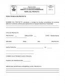 FICHA TECNICA DEL PROYECTO
