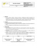 PROCEDIMIENTO RECURSOS HUMANOS